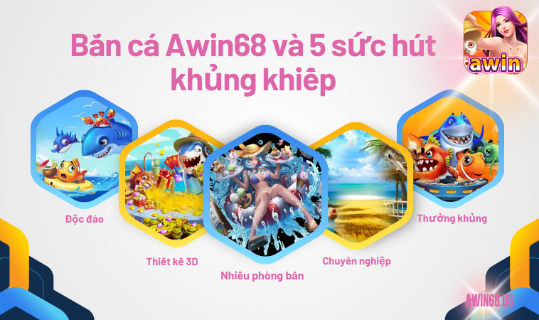 Bắn cá Awin68 và 5 sức hút khủng khiếp