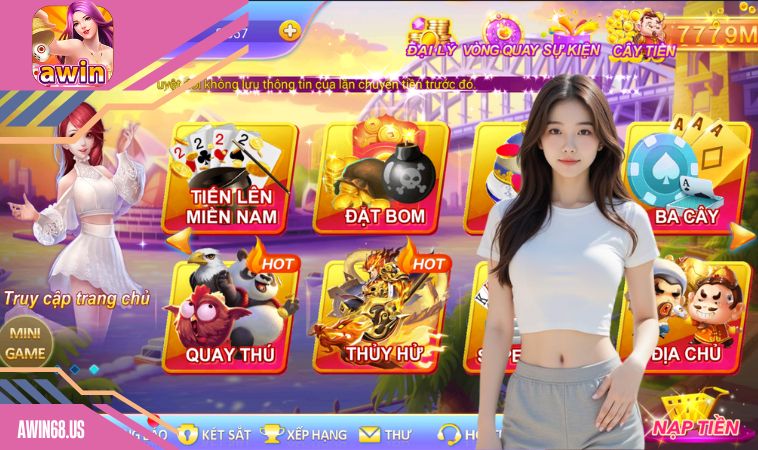 Top game bài đổi thưởng Awin68 nên chơi