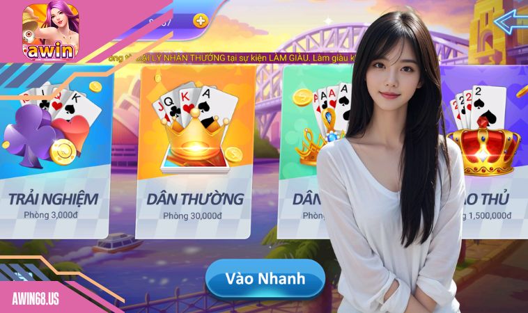 Yên tâm vào Awin68 chơi Tiến Lên vì điều này